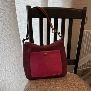 Coach Plum and Pink Hobo Bag